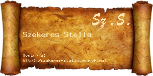 Szekeres Stella névjegykártya